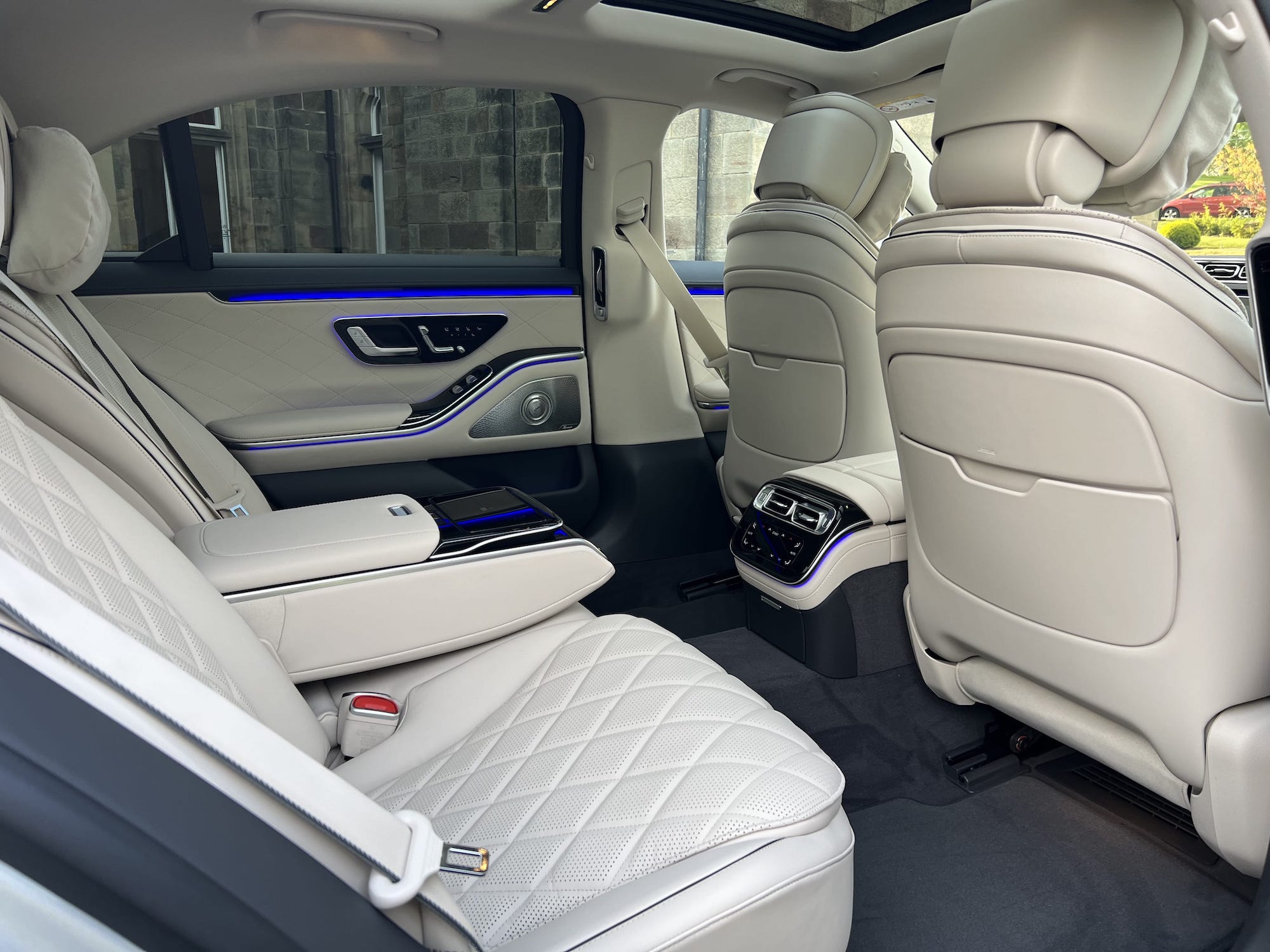 Professional corporate transfer with a clean interior